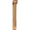 Ekena Millwork Traditional Craftsman Smooth Bracket w/ Offset Brace, Western Red Cedar, 5 1/2"W x 40"D x 40"H BKT0604X40X40TRA04SWR - alternate 3